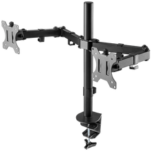 OVM-D1332 Soporte DUAL de Brazo para Monitor LCD de 13 a 32 (Resistencia 8kgs) Marca Ovaltech - Tecnología AltérCo