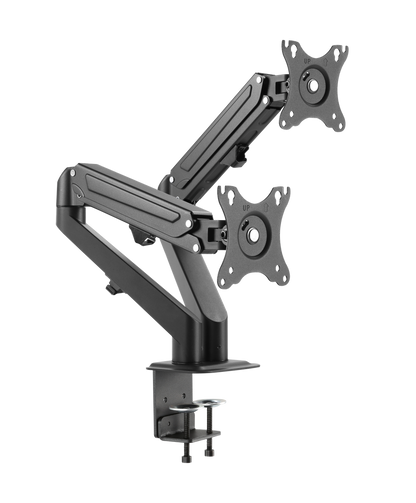 OVM-D1727 Soporte DUAL de Brazo Ovaltech para Monitor LCD de 17 a 27 (Resistencia 6.5kgs) Ovaltech - Tecnología AltérCo