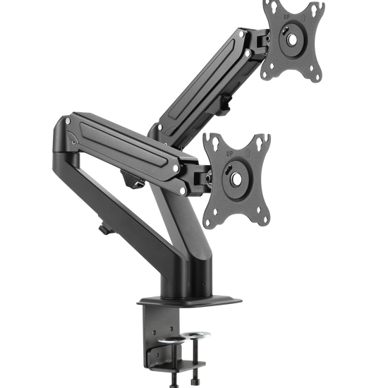 OVM-D1727 Soporte DUAL de Brazo Ovaltech para Monitor LCD de 17 a 27 (Resistencia 6.5kgs) Ovaltech