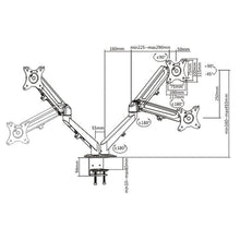 OVM-D1727 Soporte DUAL de Brazo Ovaltech para Monitor LCD de 17 a 27 (Resistencia 6.5kgs) Ovaltech - Tecnología AltérCo