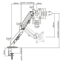 OVM-S1727 Soporte de Brazo Ovaltech para Monitor LCD de 17 a 27 (Resistencia 6.5kgs) - Tecnología AltérCo