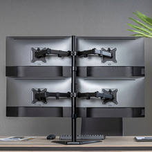 Soporte Monitor de Escritorio OVME-Q1332 Soporte QUAD de Escritorio para 4 Monitores LCD de 13inch a 32inch (Resistencia 8kgs) Marca Ovaltech