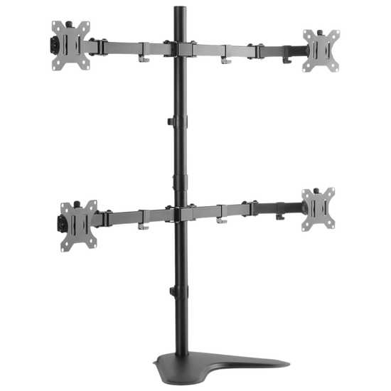 Soporte Monitor de Escritorio OVME-Q1332 Soporte QUAD de Escritorio para 4 Monitores LCD de 13inch a 32inch (Resistencia 8kgs) Marca Ovaltech