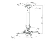 OVPR-580MM Soporte de Acero para Proyector 380-580MM / 360 Grados (Resistencia 13.5kgs) Marca Ovaltech - Tecnología AltérCo