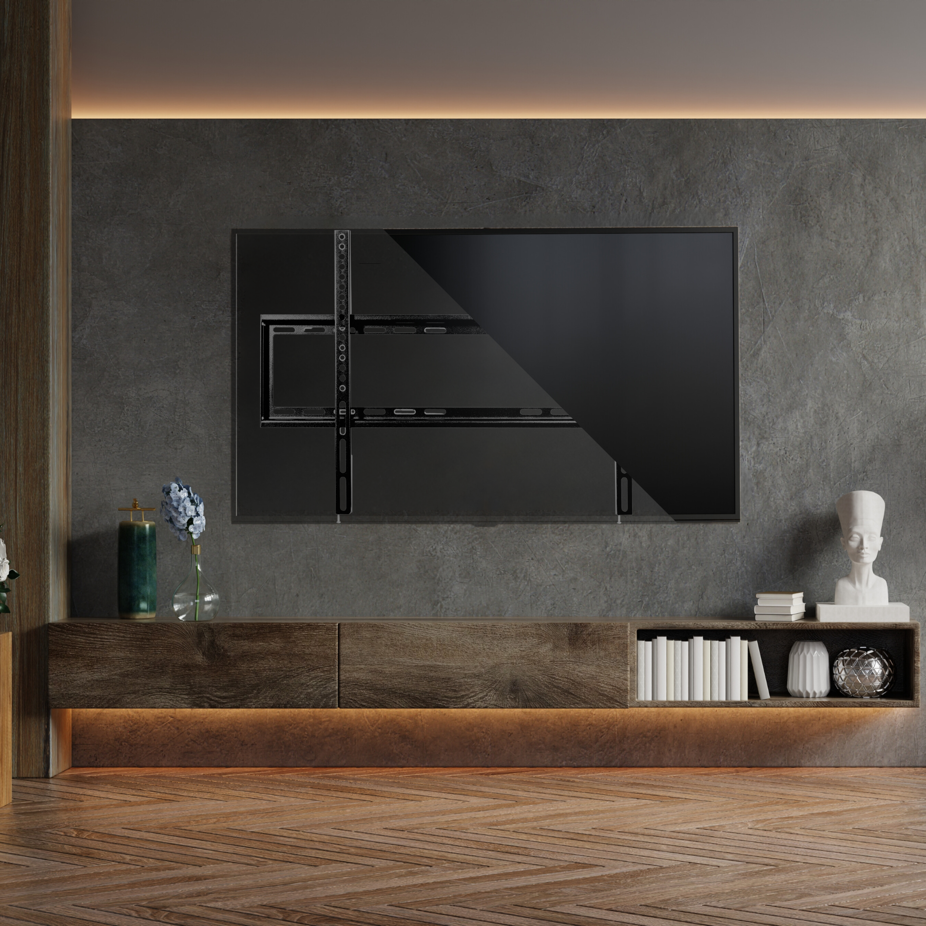 OVTV-F3270 Soporte de Pared FIJO para TV de 32 a 70 (Resistencia 35kgs) Marca Ovaltech - Tecnología AltérCo