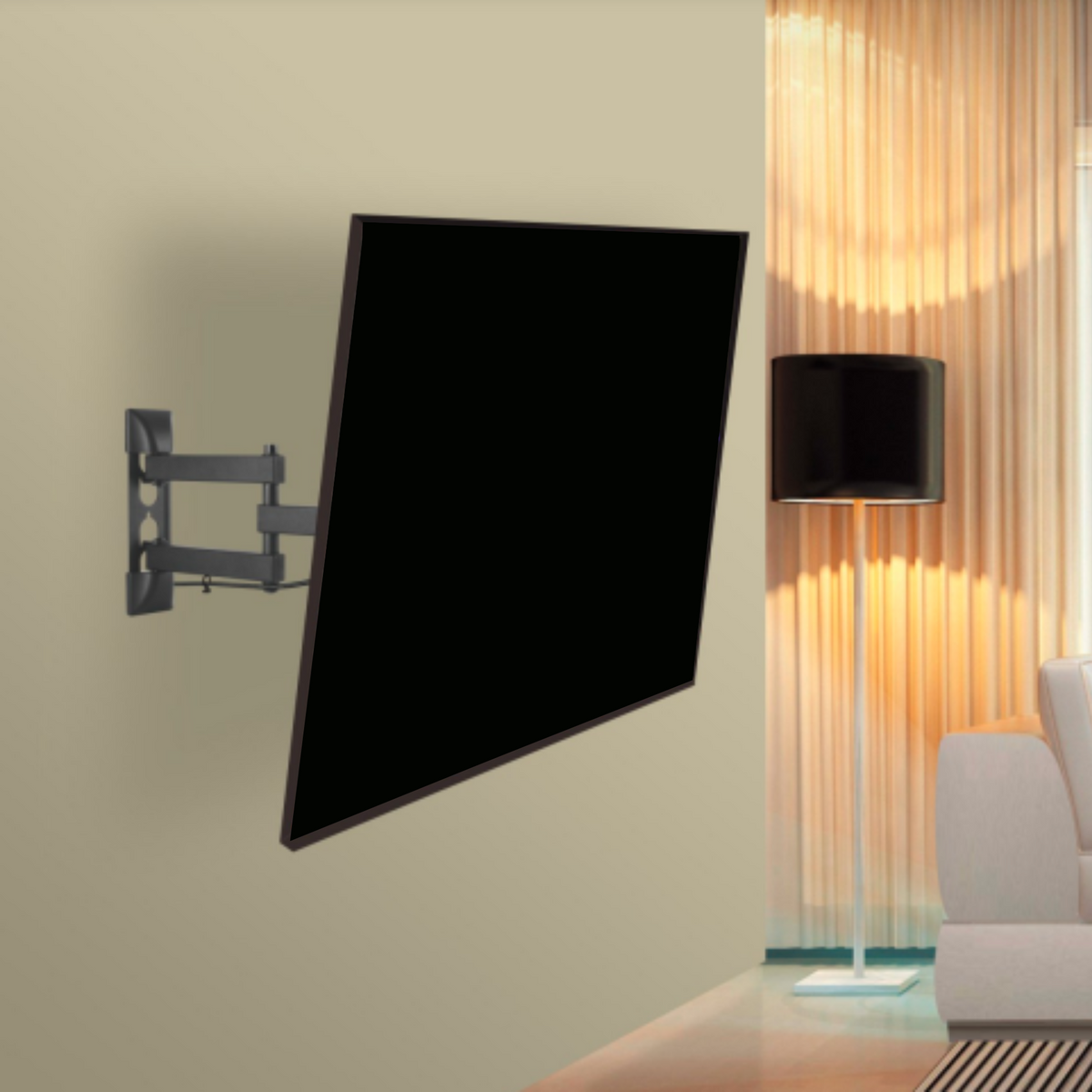 OVTV-M2355 Soporte de Pared Movil para TV de 23 a 55 (Resistencia 30kgs) Marca Ovaltech - Tecnología AltérCo
