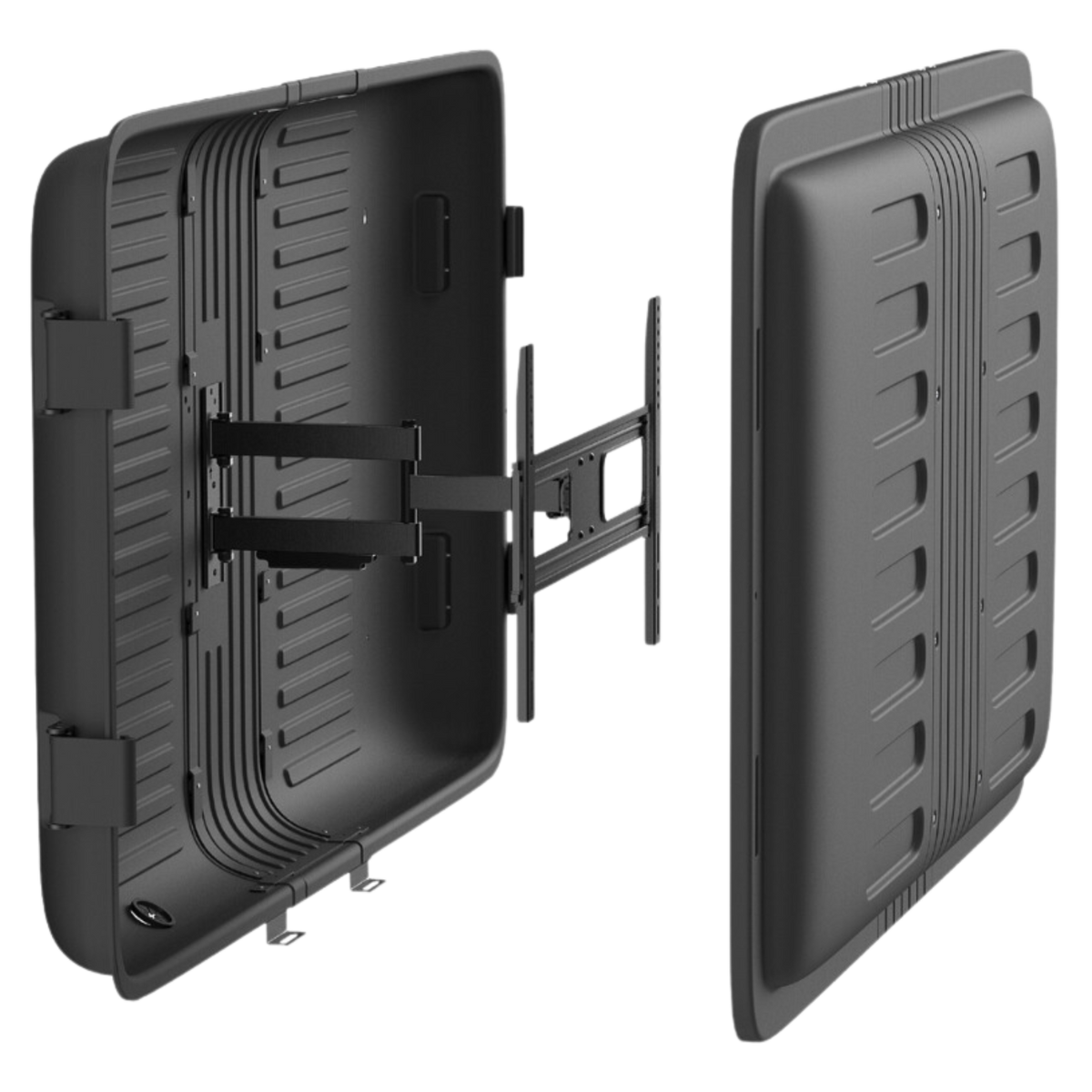OVTVE-4365 Soporte de Pared EXTERIOR Movil para TV de 43" a 65" (Resistencia 50kgs / A Prueba de Agua) Marca Ovaltech