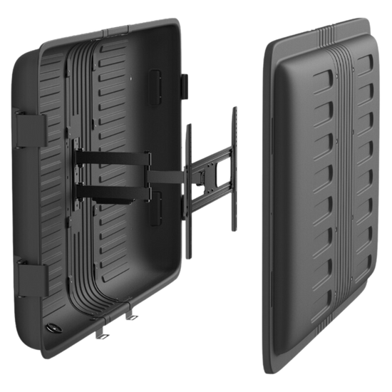 OVTVE-4365 Soporte de Pared EXTERIOR Movil para TV de 43" a 65" (Resistencia 50kgs / A Prueba de Agua) Marca Ovaltech