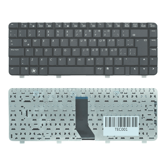 TEC001 Teclado color Negro (SP) para HP Pavilion Dv2000, Pavilion Dv2400, Presario V3000