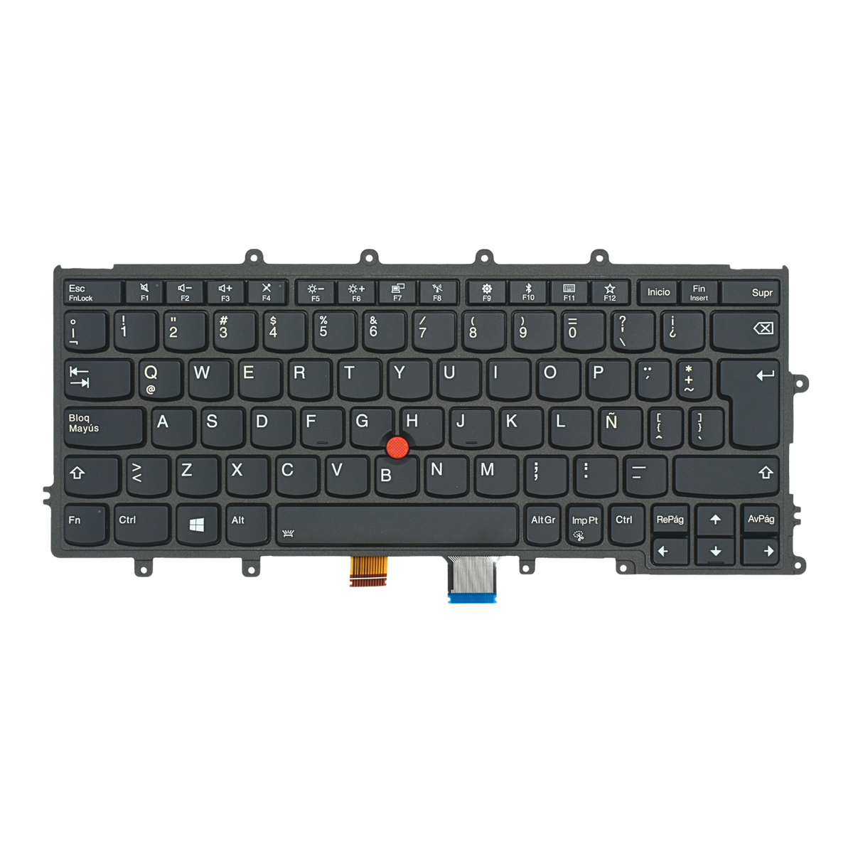 TEC007 Teclado color Negro (SP) para Lenovo Thinkpad X230S X240 X240S X240I X250 X260 04X0177 0C43982 04X0215 *Backlight - Tecnología AltérCo