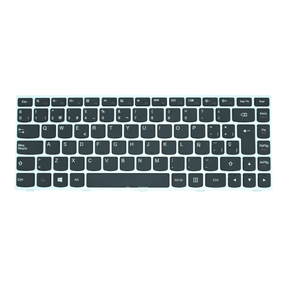 TEC020 Teclado color Negro (SP) para Lenovo IdeaPad 300-14IBR 300-14ISK 305-14IBD G40-30 G40-45 G40-70 G40-80 G41-35 (SILVER FRAME) - Tecnología AltérCo