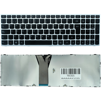 TEC021 Teclado para Lenovo 300-15IBR 300-15ISK 300-17ISK 305-15ABM 305-15IBD 305-15IBY 305-15IHW 500-15ACZ - Tecnología AltérCo