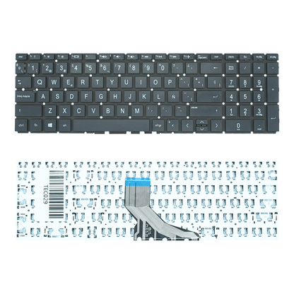 TEC029 Teclado color NEGRO (SP) para HP Pavilion 15-da0001la 15-da000 15-da - Tecnología AltérCo