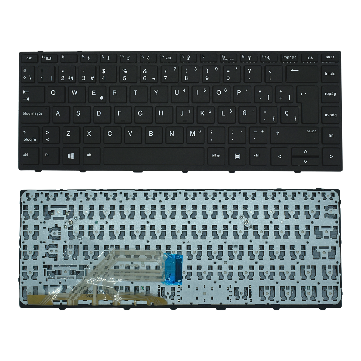 TEC033 Teclado color NEGRO (SP) para HP Probook 430 G5 440 G5 445 G5 - Tecnología AltérCo