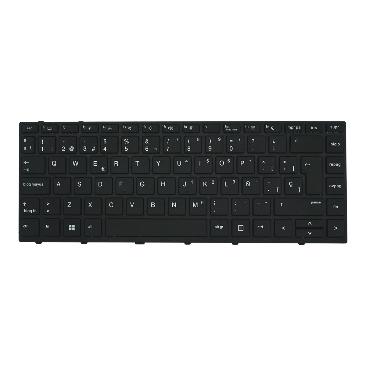 TEC033 Teclado color NEGRO (SP) para HP Probook 430 G5 440 G5 445 G5 - Tecnología AltérCo
