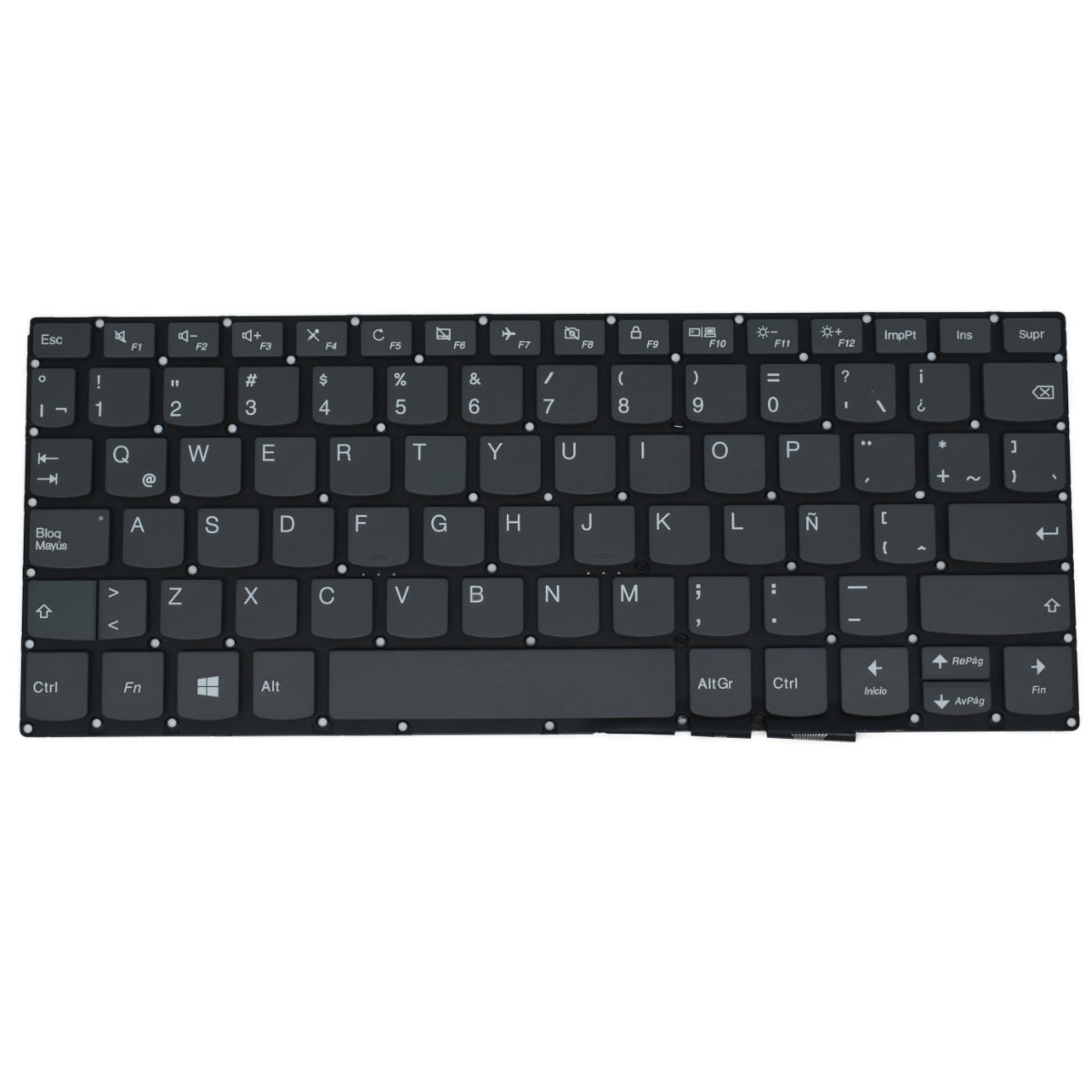 TEC048 Teclado color Negro (SP) para Lenovo Ideapad Yoga 330-11ikb 120S-11IAP