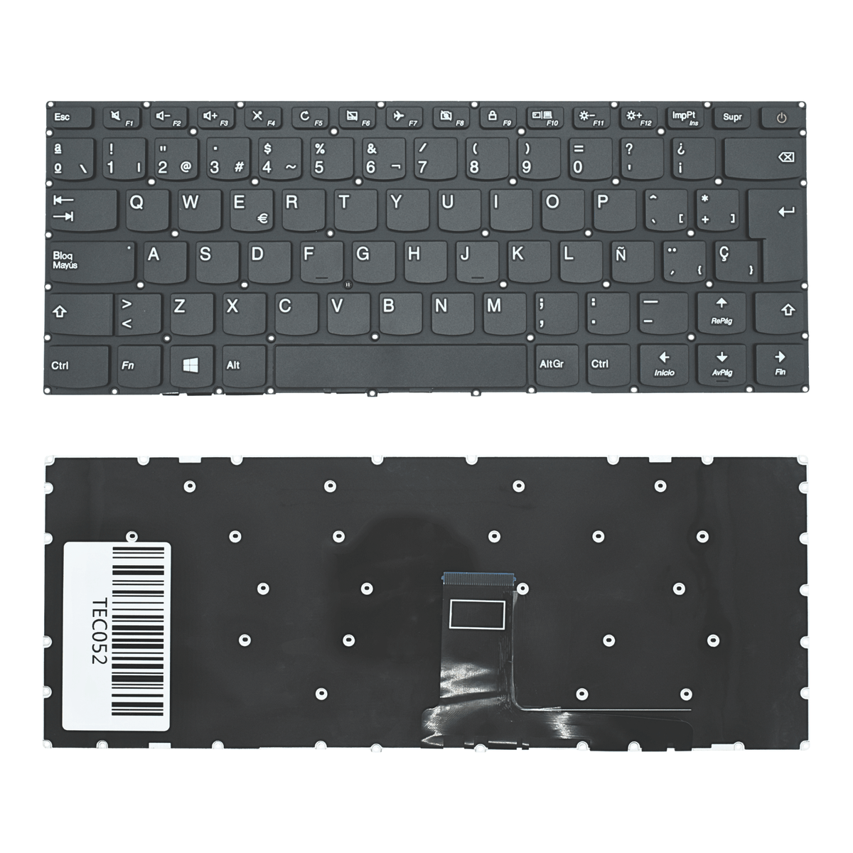 TEC052 Teclado color Negro (SP) para Lenovo IdeaPad 110-14ibr 110-14isk 110-14ast - Tecnología AltérCo