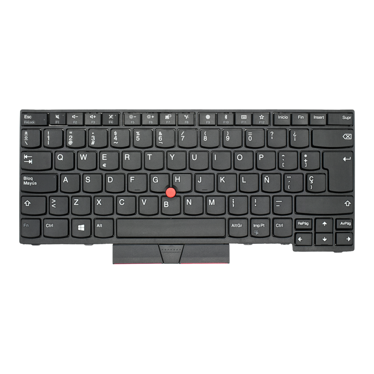 TEC057 Teclado color Negro (SP) para Lenovo Thinkpad E480 T490 E490 L380 (Sin Backlight) - Tecnología AltérCo