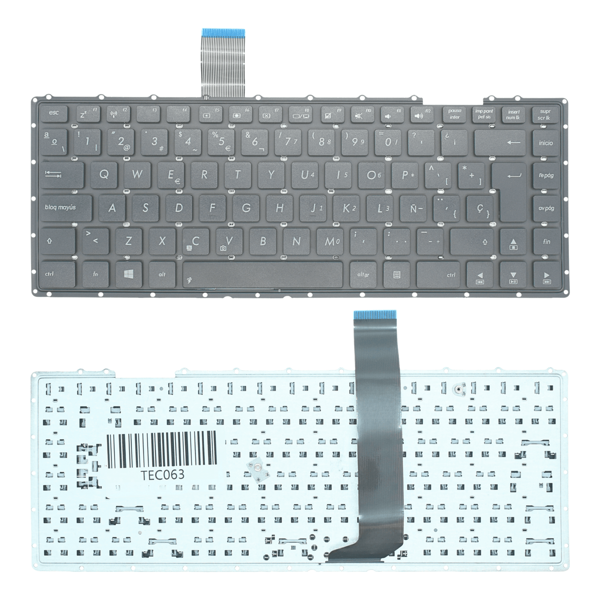 TEC063 Teclado color Negro (SP) para Asus X401 X401k X401e X401u X401a - Tecnología AltérCo