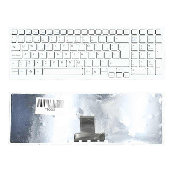 TEC066 Teclado color Blanco (SP) para Sony Vaio Vpc-eb Pcg-71311u
