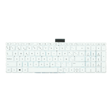 TEC072 Teclado color Blanco (SP) para HP 15-BS000 15-BS1000 15-BS015DX 15-BS016DX 250 G6 255 G6 15-BW Backlight (Enter Delgado)