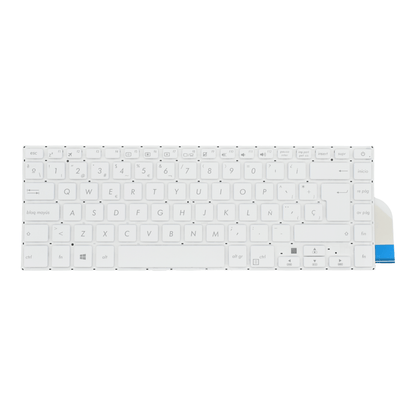 TEC077 Teclado color Blanco (SP) para Asus Vivobook 15 X505 X505b X505ba X505bp
