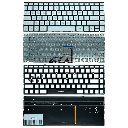 TEC083 Teclado color Plata (SP) para Hp Envy 13-ag 13-ad 13-ah 13-ae 13-af 13-bf