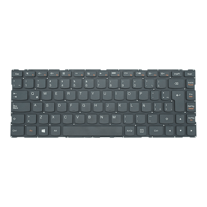 TEC088 Teclado color Negro (SP) para Lenovo IdeaPad yoga 500-14IBD 500-14IHW 500-14ACL 500-14ACZ