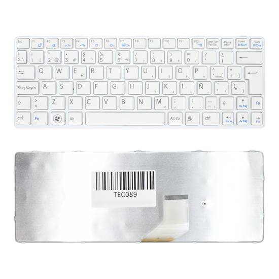 TEC089 Teclado color Blanco (SP) para Sony Sve11 Series Sve1112