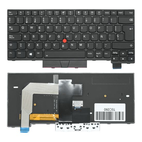 TEC090 Teclado color Negro (SP) para Lenovo Thinkpad T470 T480 A475 A485 (Backlight)