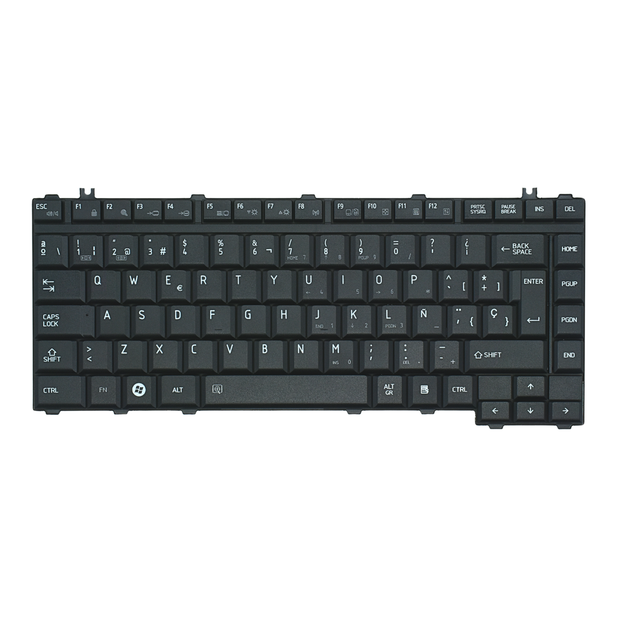 TEC101 Teclado color Negro (SP) para TOSHIBA Satellite A200, Satellite A305, Satellite A300 - Tecnología AltérCo