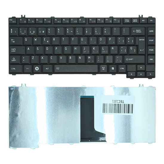 TEC101 Teclado color Negro (SP) para TOSHIBA Satellite A200, Satellite A305, Satellite A300