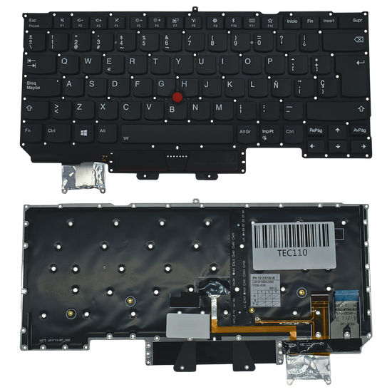 TEC110 Teclado color Negro (SP) para Lenovo ThinkPad X1 Carbon 5 GEN