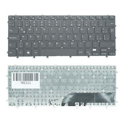 TEC111 Teclado color Plata (SP) para Dell XPS 9550 9560 9570 Inspiron 15 7000 15-7558 15-7568 Precision 5510 m5510 5520 5530 5540 - Tecnología AltérCo