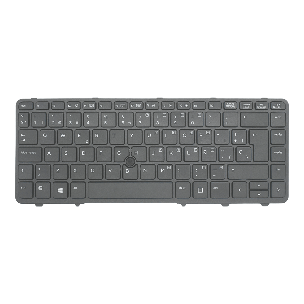 TEC125 Teclado color Negro (SP) para HP Probook 640 G1 G0 440 445 645 A640 (SIN MARCO)