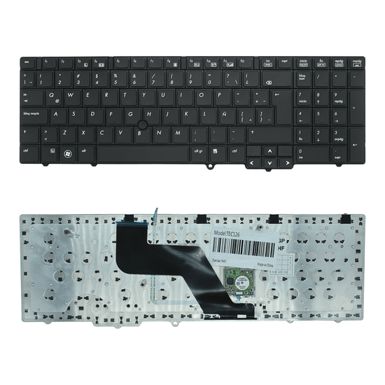 TEC126 Teclado color Negro EspaÇ?Çñol para HP Elitebook 8540P 8540W (Point stick)