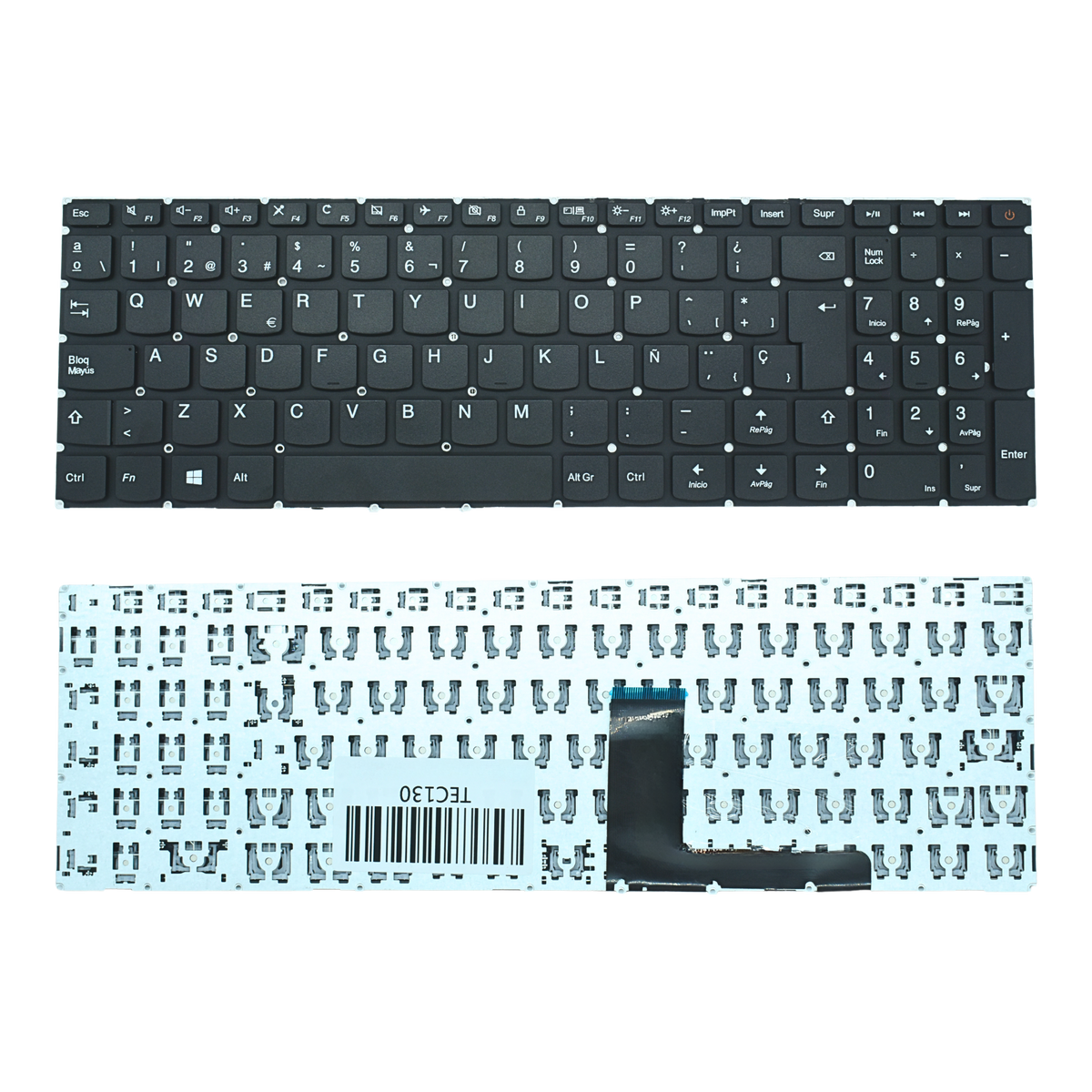 TEC130 Teclado color Negro (SP) para Lenovo 310-15 510-15 110-15acl 110-15ast 110-15Ibr - Tecnología AltérCo