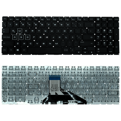 TEC133 Teclado color Negro (SP) para HP OMEN 15-DC 15-DH 15T-DC 17-CB 15-DC0153TX BACKLIGHT - Tecnología AltérCo