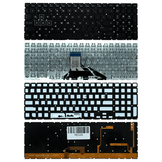 TEC133 Teclado color Negro (SP) para HP OMEN 15-DC 15-DH 15T-DC 17-CB 15-DC0153TX BACKLIGHT