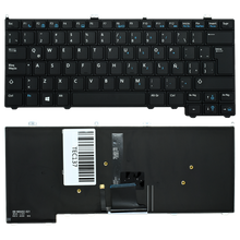 TEC137 Teclado color Negro (SP) para Dell Latitude 14 7000 E7440 E7240 E7420 Backlight / Sin Point Stick