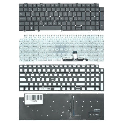 TEC140 Teclado color Negro (SP) para Dell Latitude 5520 5521 5530 Backlight - Tecnología AltérCo