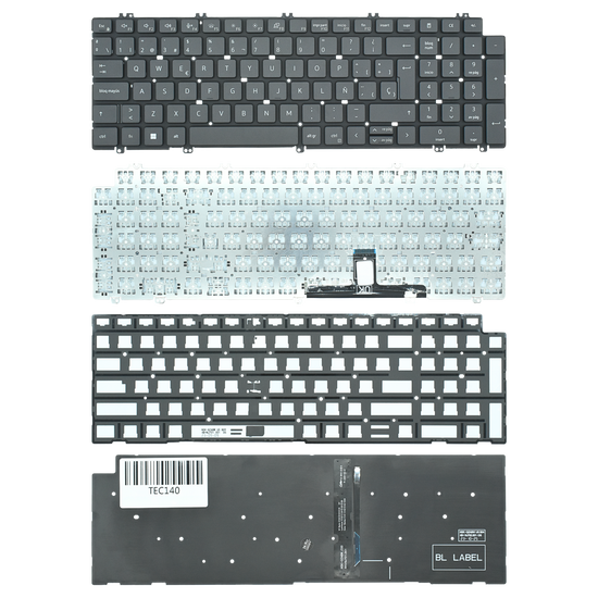 TEC140 Teclado color Negro (SP) para Dell Latitude 5520 5521 5530 Backlight