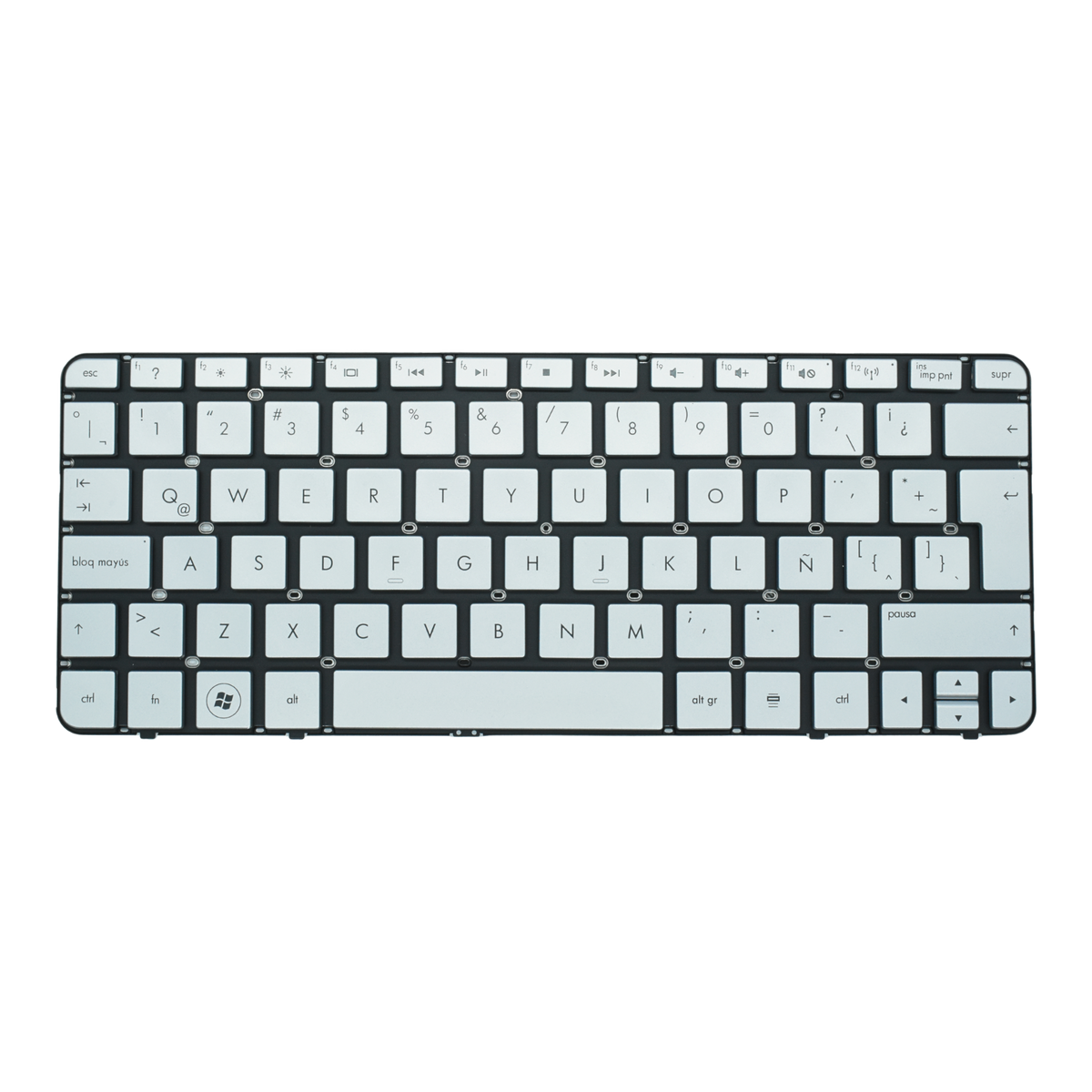 TEC142 Teclado color Plata (SP) para HP mini 210-2000 (with frame) - Tecnología AltérCo
