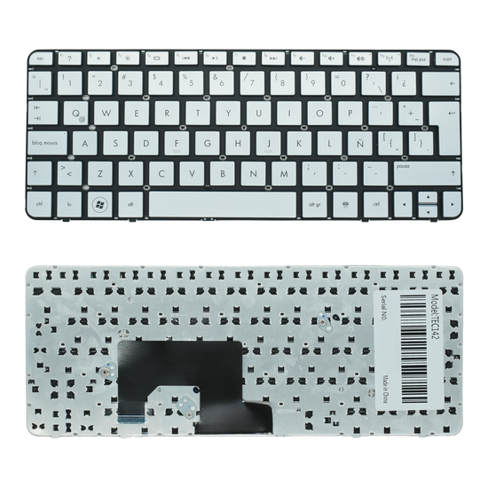 TEC142 Teclado color Plata (SP) para HP mini 210-2000 (with frame)