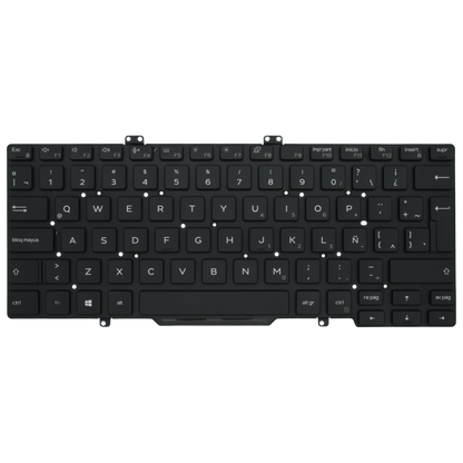 TEC145 Teclado color Negro (SP) para DELL Latitude 7400 5400 7410 L3400 3400 (Sin Backlight) - Tecnología AltérCo