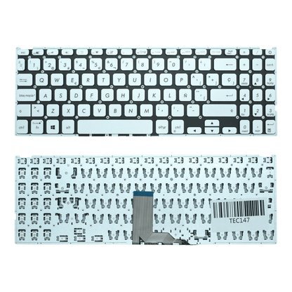 TEC147 Teclado color Blanco (SP) para Asus F512j X512 X512d X512ad X512fa X512j
