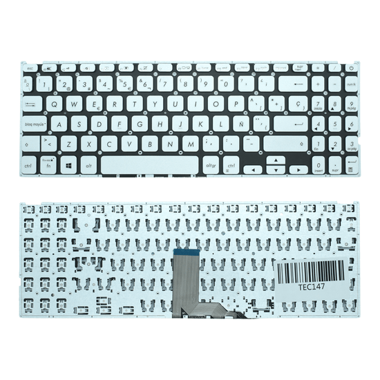 TEC147 Teclado color Blanco (SP) para Asus F512j X512 X512d X512ad X512fa X512j
