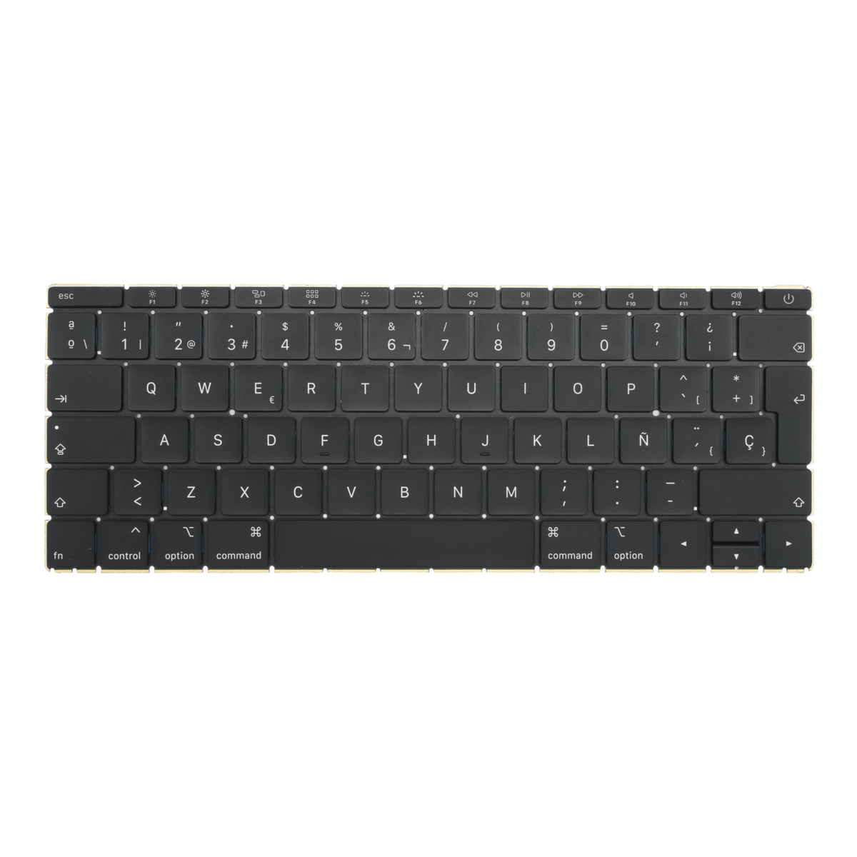 TEC149 Teclado color Negro (SP) para APPLE MacBook Retina 12" A1534 2015 MF855 MF865 MJY32 MK4M2