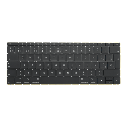 TEC149 Teclado color Negro (SP) para APPLE MacBook Retina 12" A1534 2015 MF855 MF865 MJY32 MK4M2