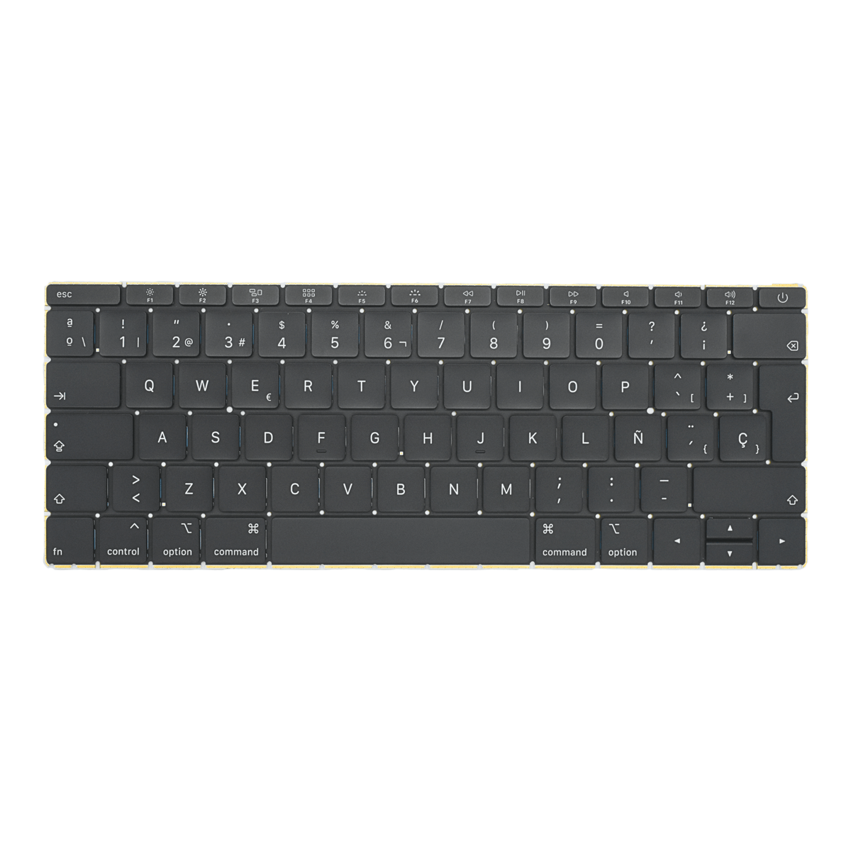 TEC150 Teclado color Negro (SP) para APPLE MacBook 12" Retina Early 2016-Mid 2017 A1534